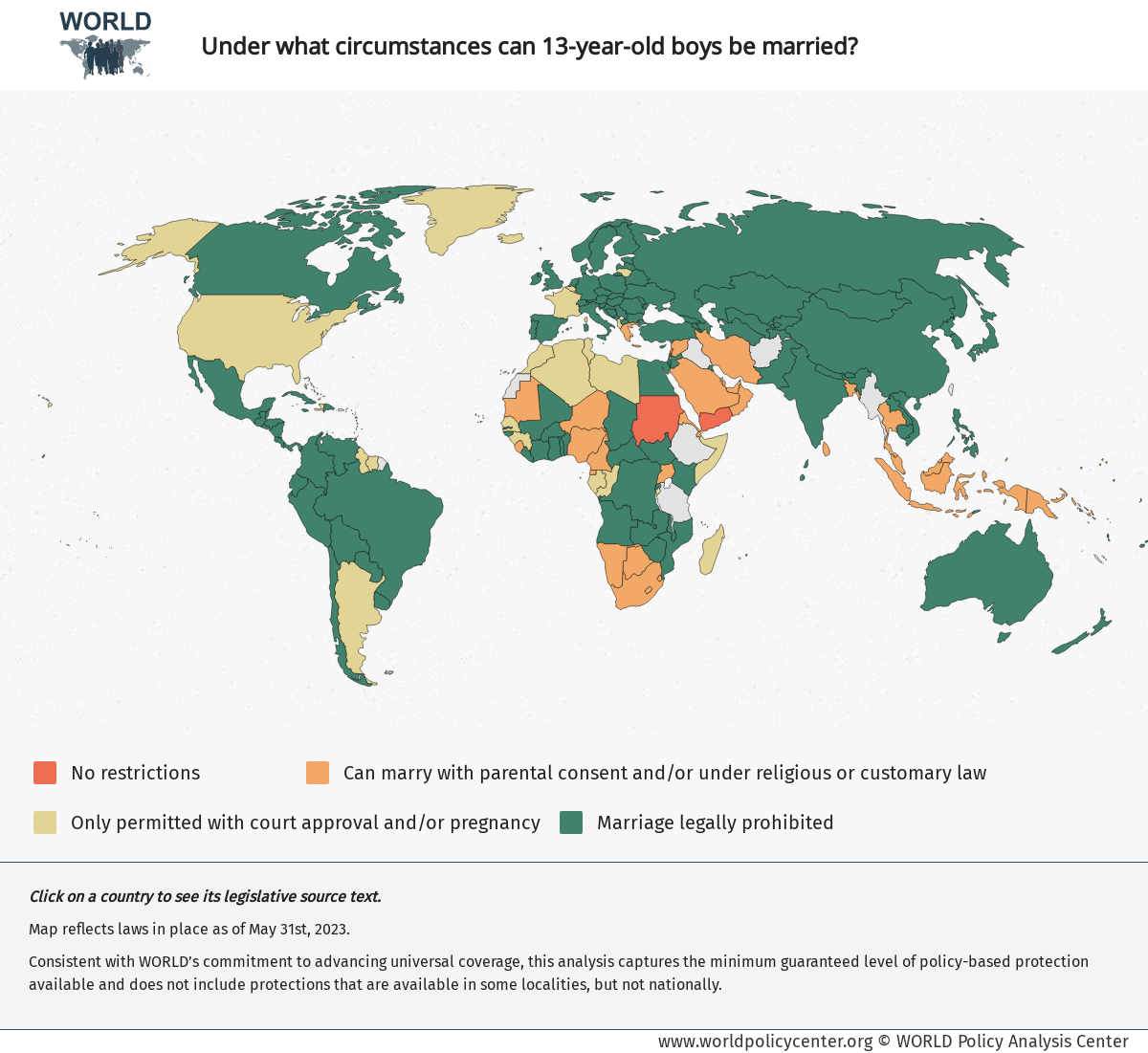 Under What Circumstances Can Boys Be Married World Policy Analysis Center
